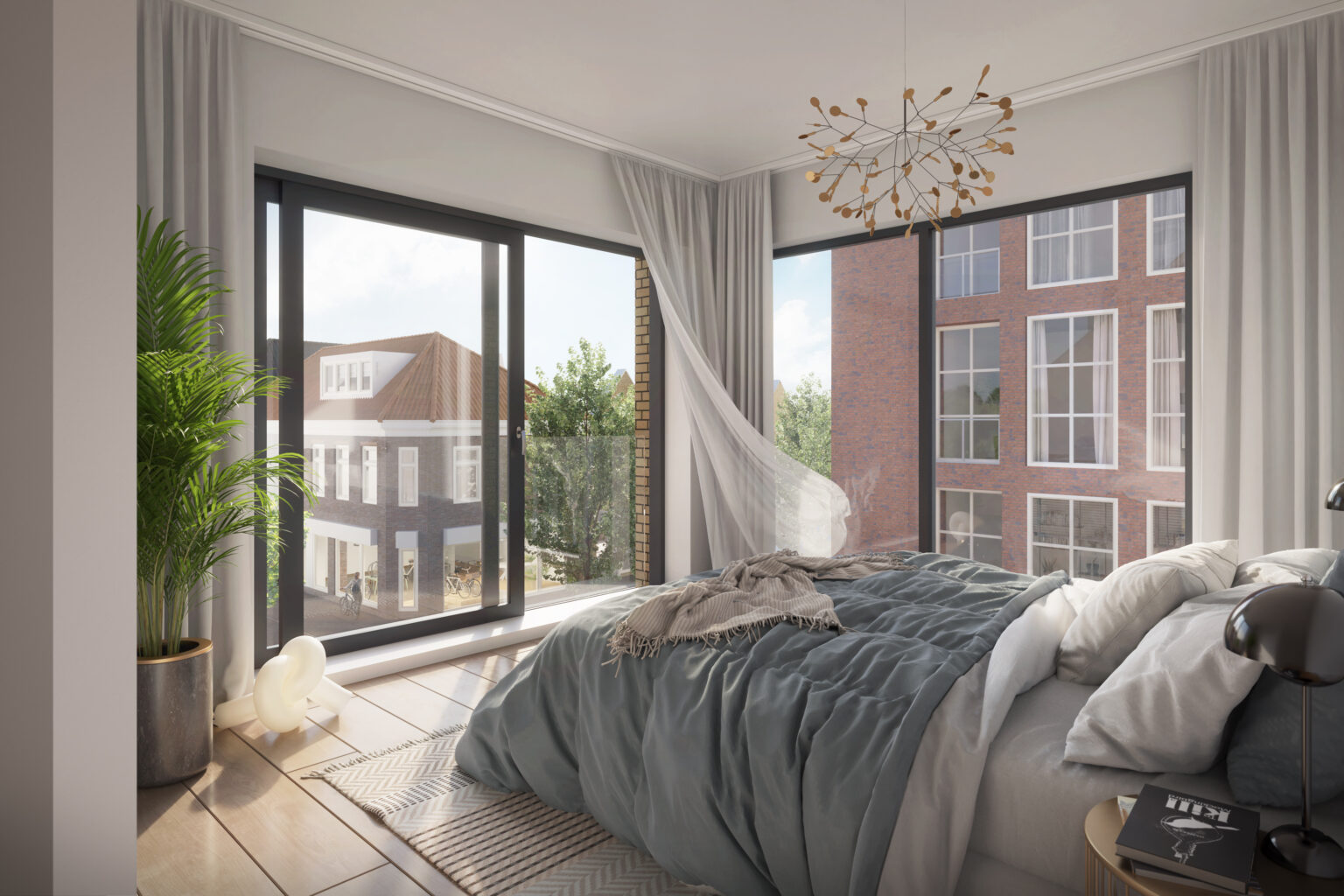 Interieur van het Project aan de kanaalstraat in Lisse door Tim Versteegh Architect